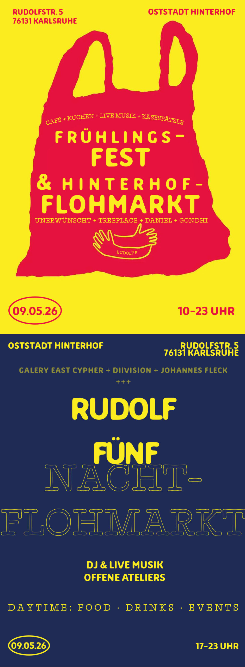 frühlingsfest und oststadthinterhofflohmarkt 2026